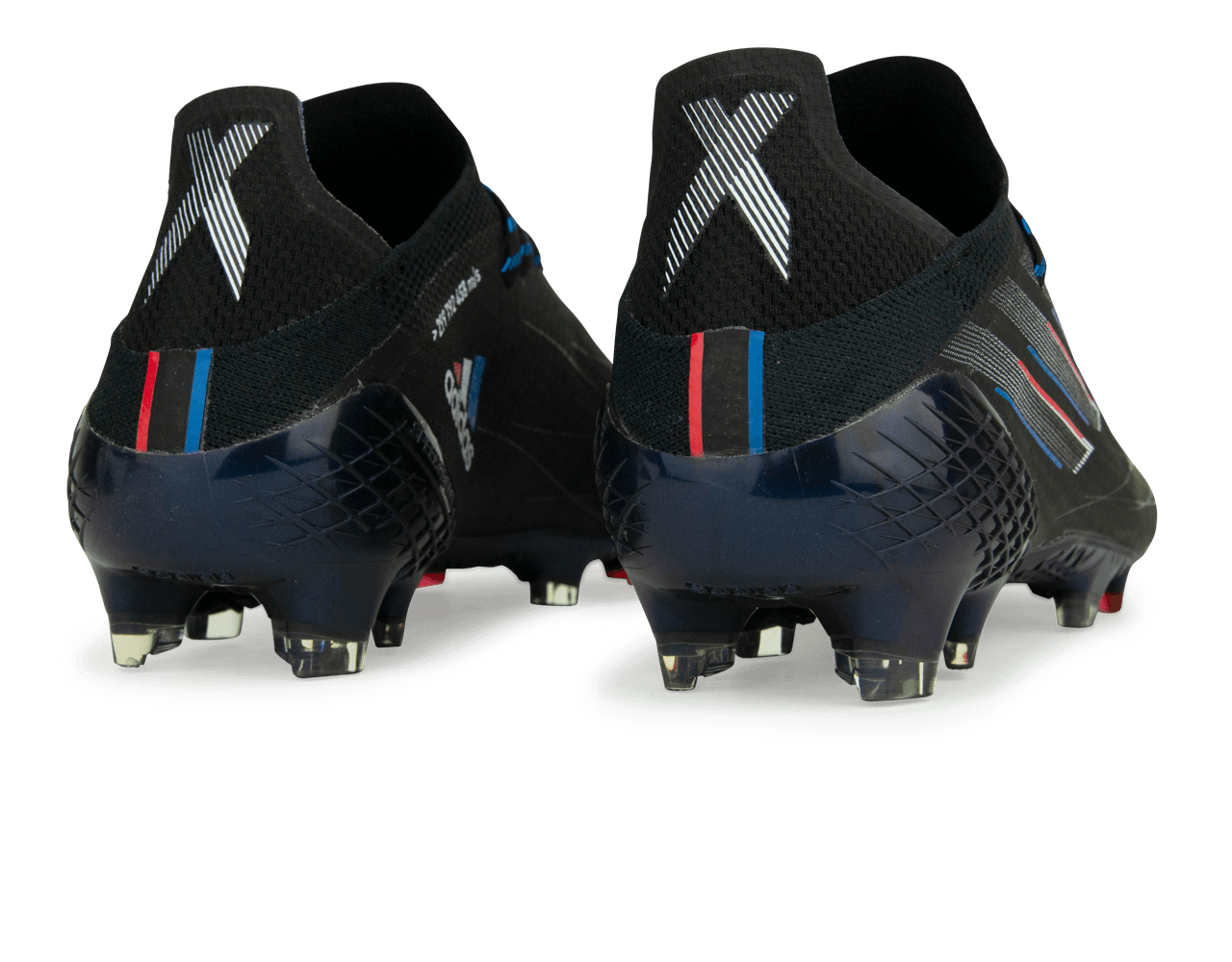 adidas Men's X Speedflow.1 FG Core Black/Vivid Red