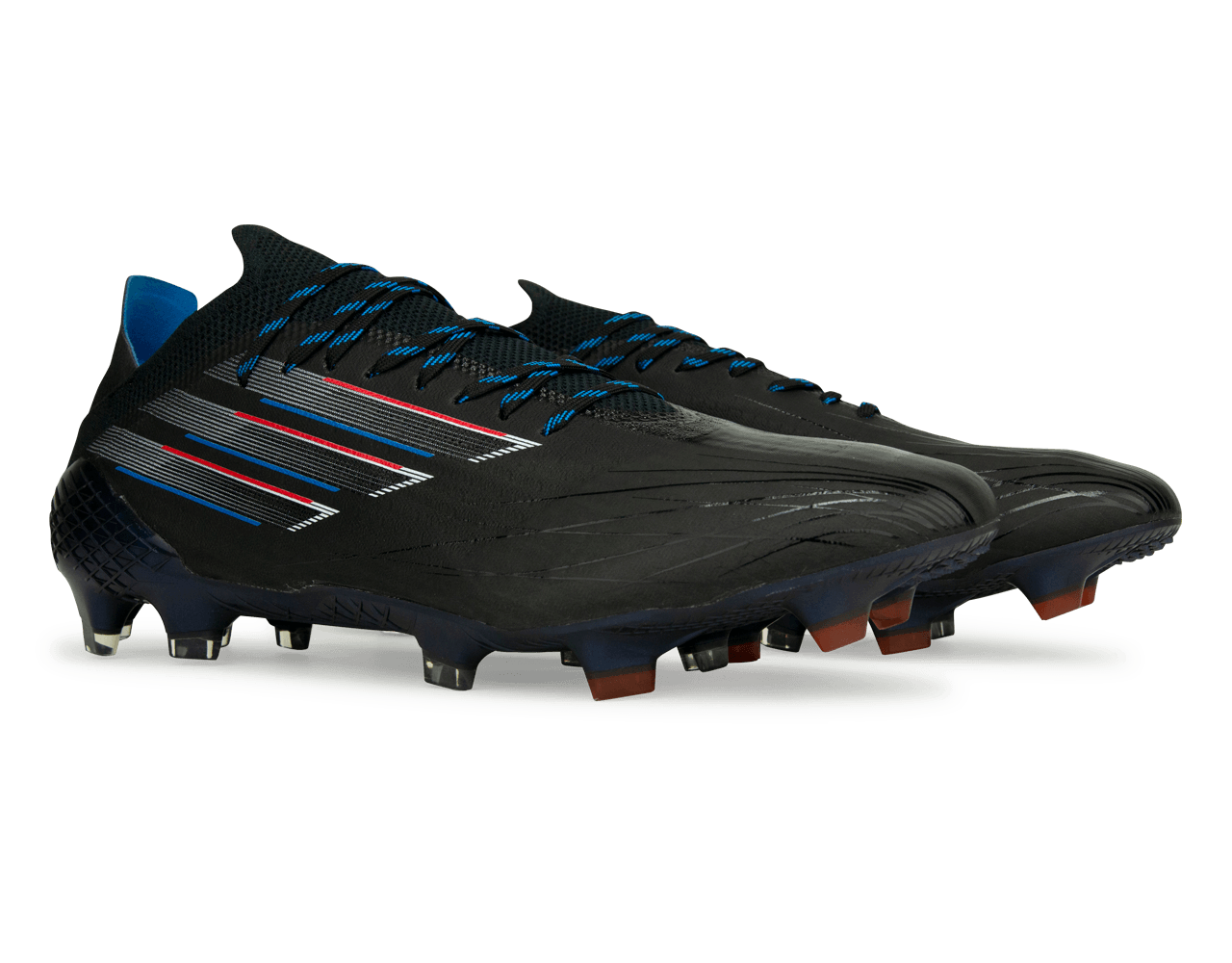 adidas Men's X Speedflow.1 FG Core Black/Vivid Red
