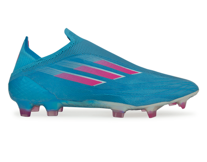 adidas Men's X Speedflow+ FG Sky Blue/Pink/White
