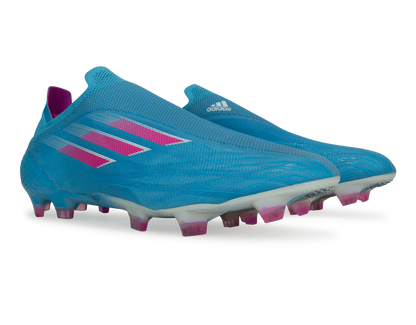 adidas Men's X Speedflow+ FG Sky Blue/Pink/White