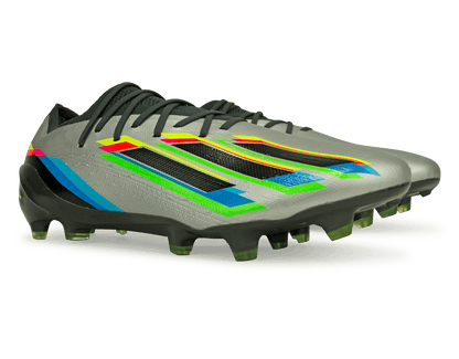 adidas Men's X SpeedPortal.1 FG Silver Metallic/Yellow