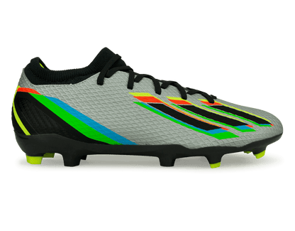 adidas Men's X SpeedPortal.3 FG Silver Metallic/Solar Yellow