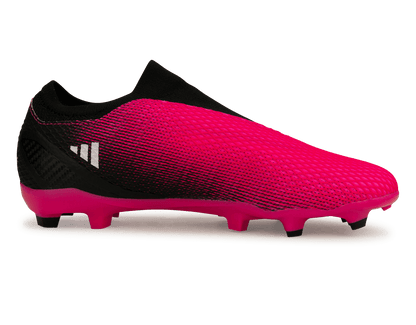 adidas Men's X SpeedPortal.3 Laceless FG Pink/Black