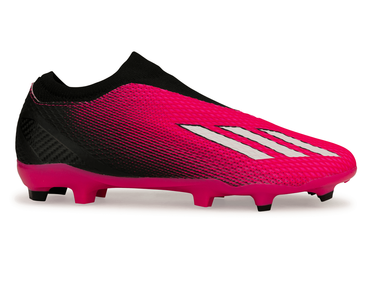 adidas Men's X SpeedPortal.3 Laceless FG Pink/Black