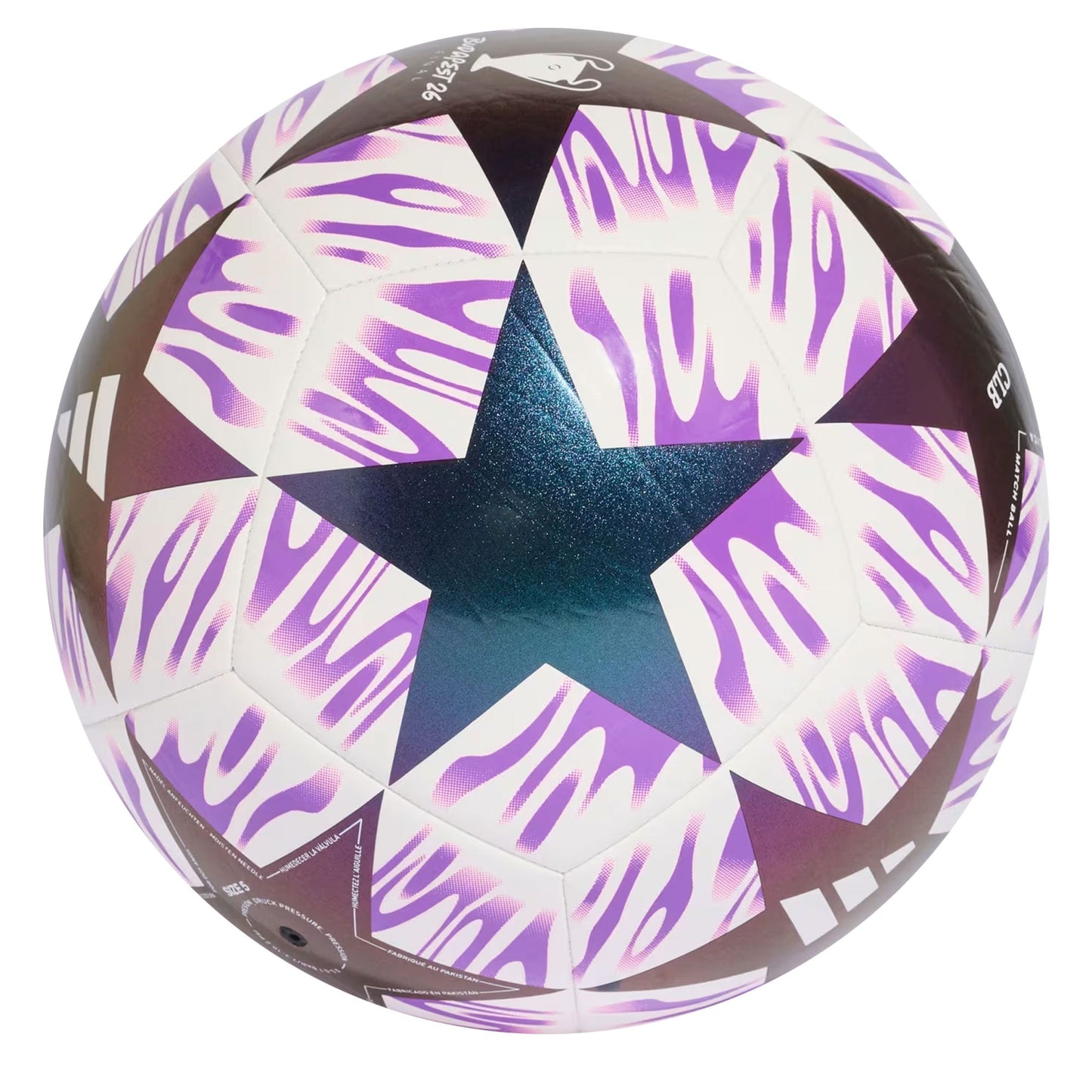 adidas UCL Club Ball White/Purple
