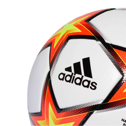 adidas UCL League Pyrostorm Ball White/Solar Red