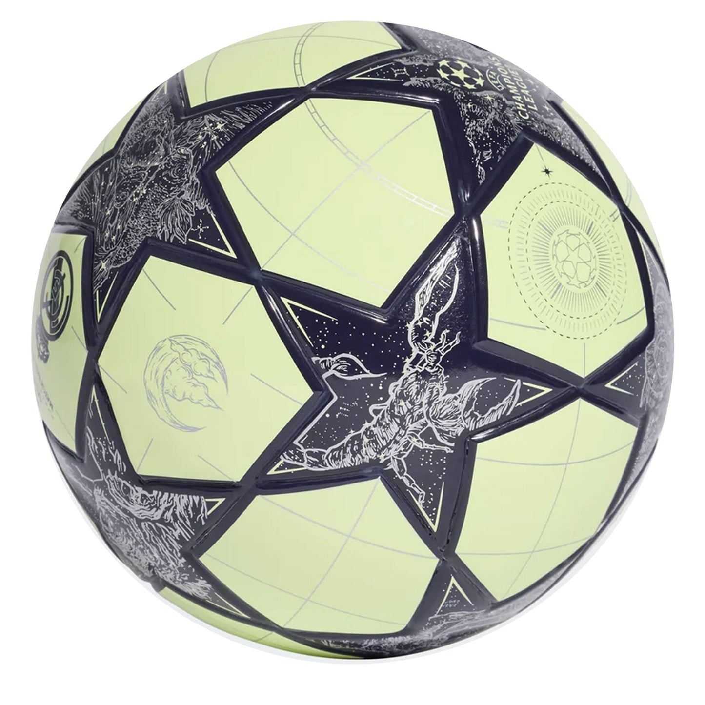 adidas UCL Real Madrid 2025/26 Mini Ball Lime/Black/Silver