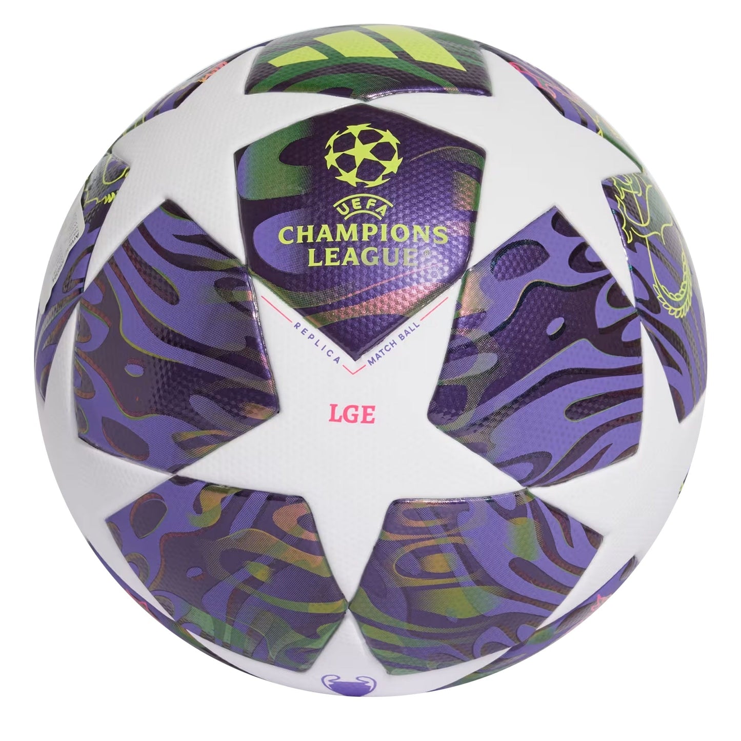 adidas UEFA Champions League 2026 Final League Ball Purple/White