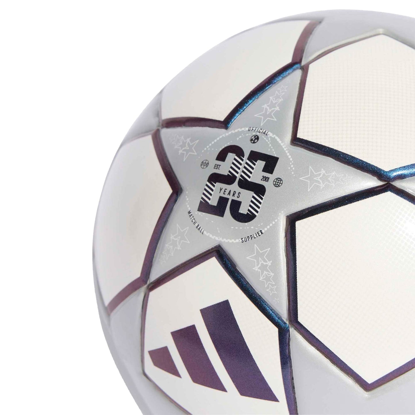adidas UEFA Champions League Anniversary 3'rd Mini Ball White/Silver