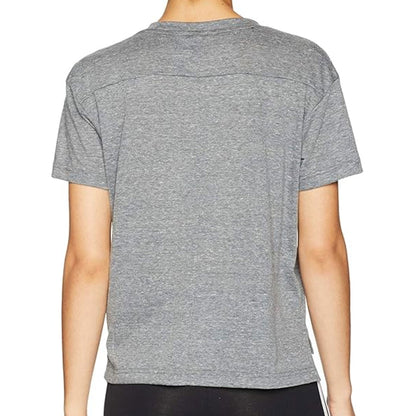 adidas Women's Boxy Badge of Sport Tee Grey/Black