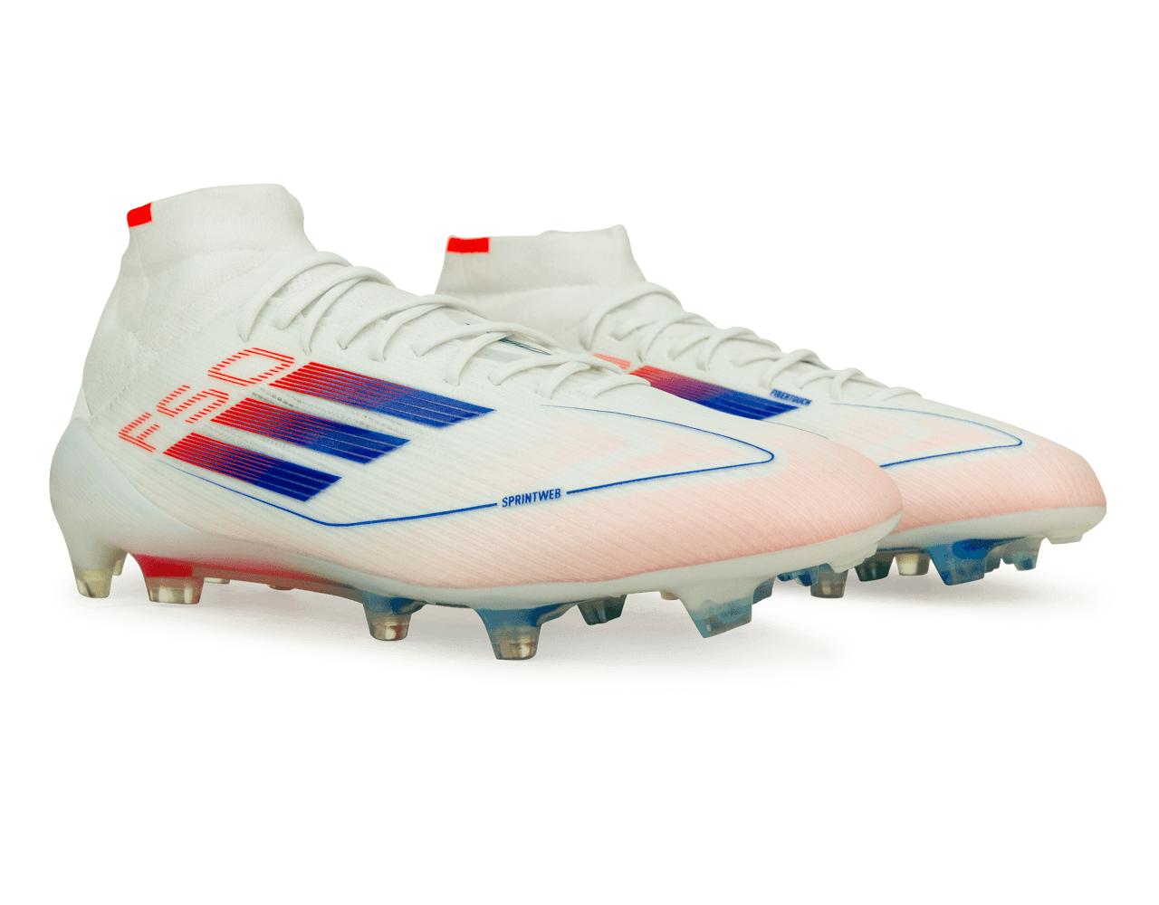adidas Women's F50 Elite Mid FG White/Lucid Blue