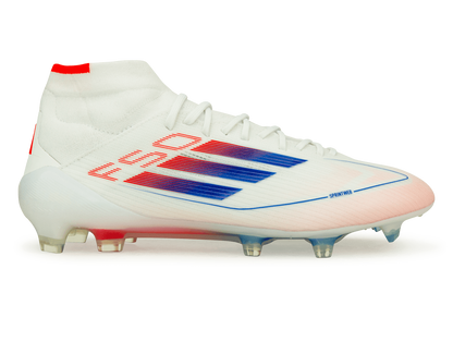 adidas Women's F50 Elite Mid FG White/Lucid Blue