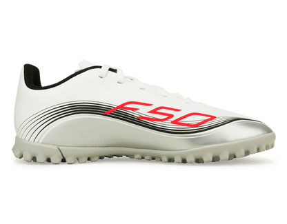 adidas Kids F50 Club Messi TF White/Red/Silver