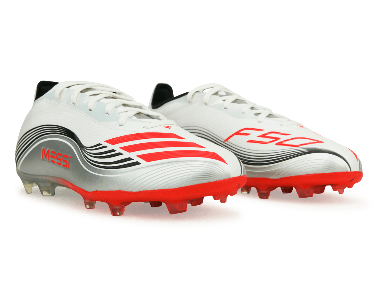 adidas Kids Messi F50 Elite FG White/Red/Silver