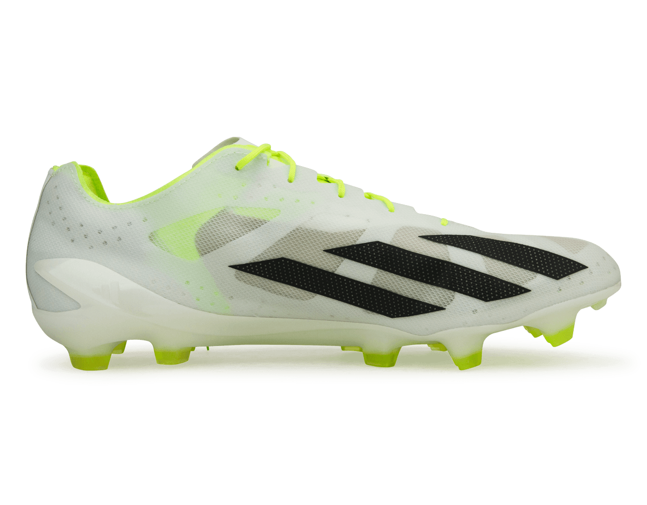 adidas Men's X Crazyfast+ FG White/Black/Lemon