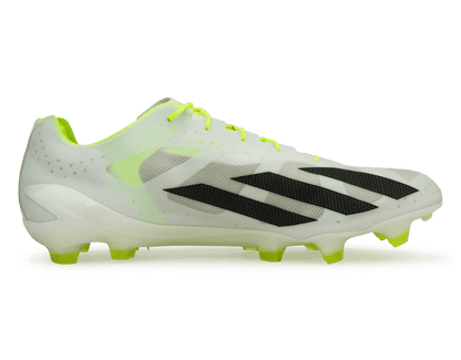 adidas Men's X Crazyfast+ FG White/Black/Lemon