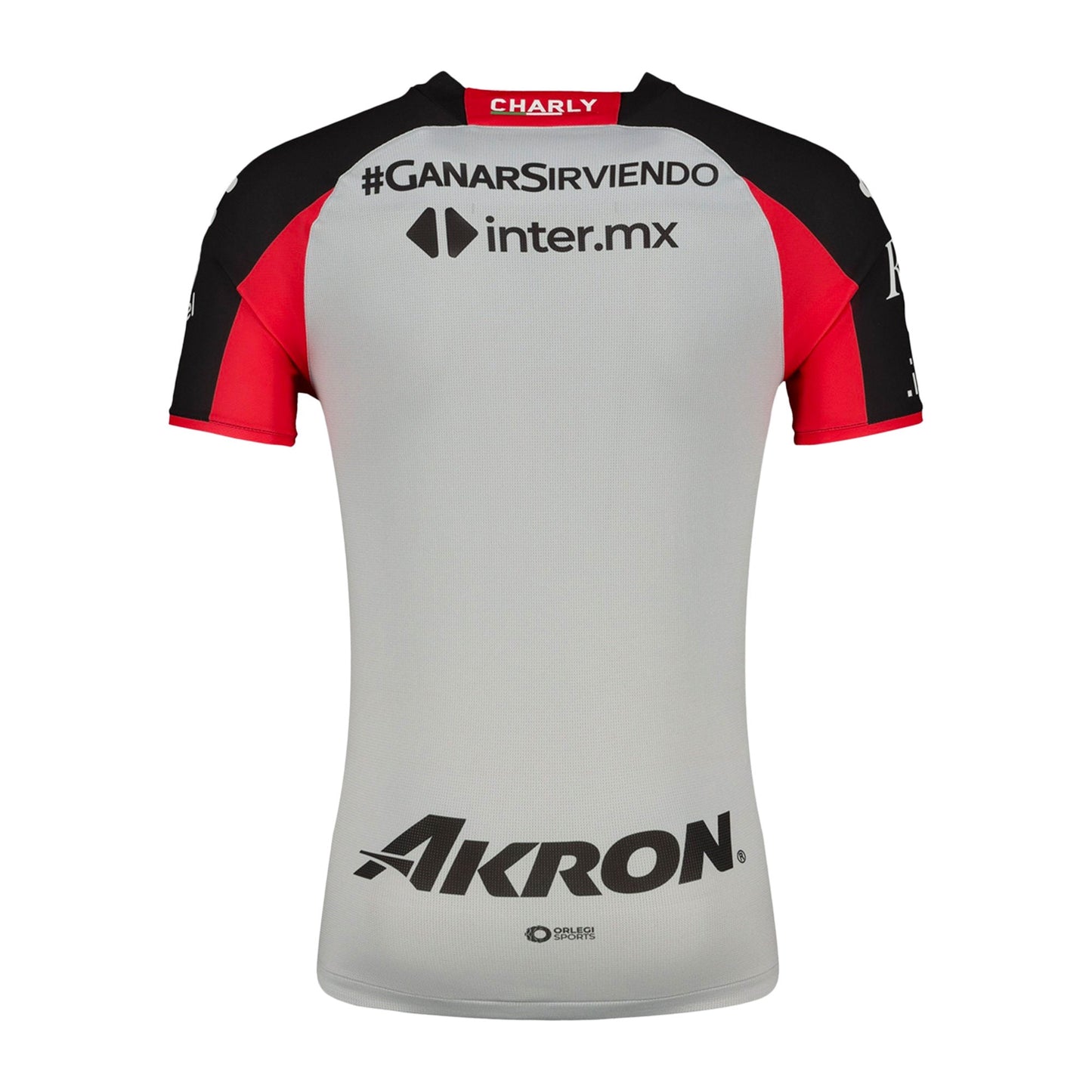 Charly Men's Atlas 2022/23 Authentic Away Jersey Grey/Red