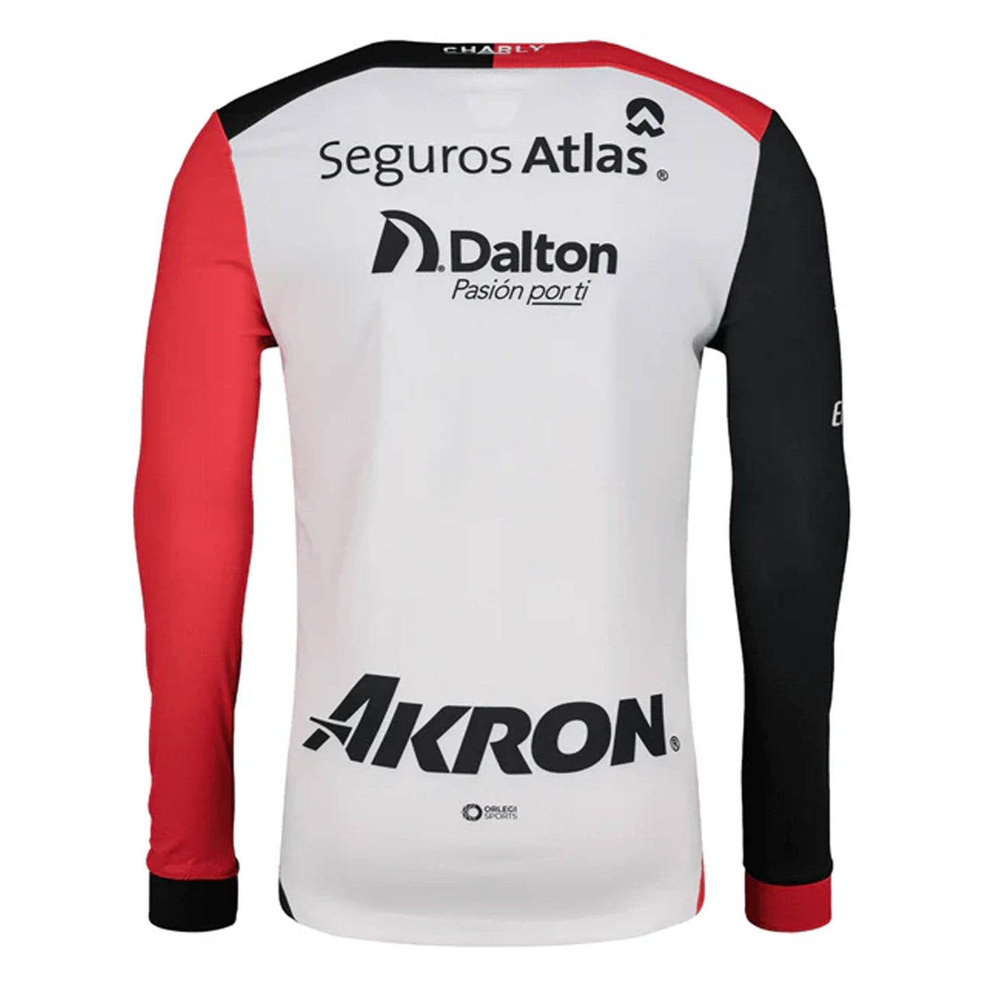 Charly Men's Atlas 2024/25 Authentic Long Sleeve Away Jersey White/Red