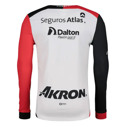 Charly Men's Atlas 2024/25 Authentic Long Sleeve Away Jersey White/Red