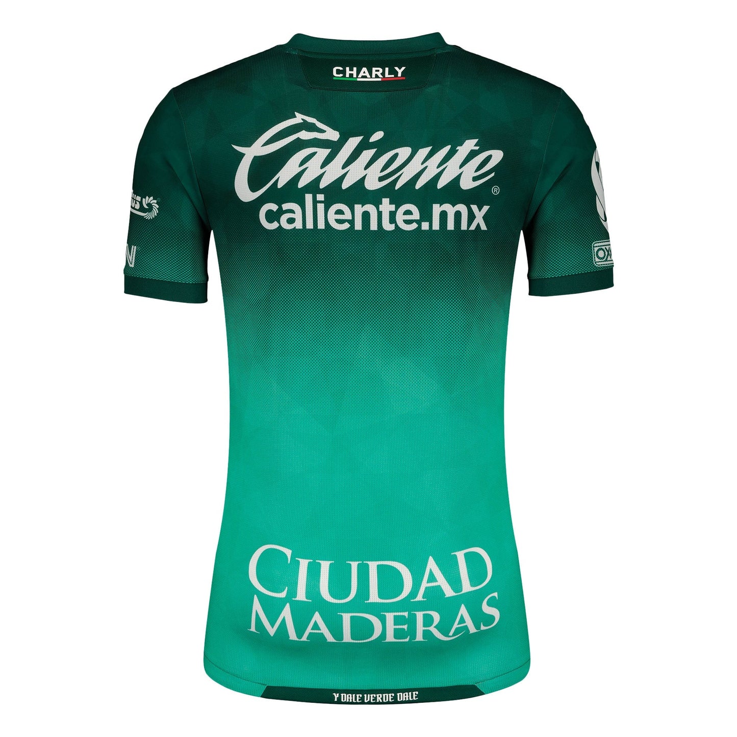 Charly Men's León 2021/22 Authentic Home Jersey Green/White