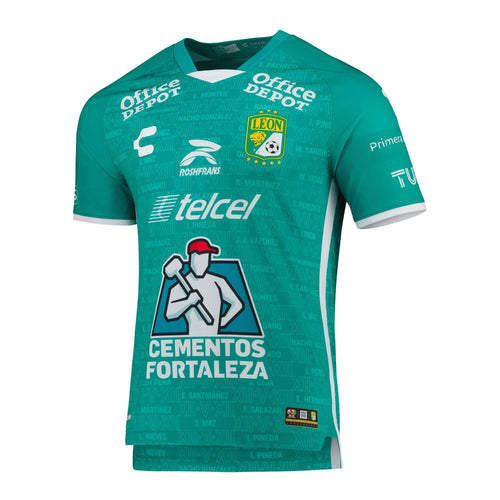 Charly Men's León 2022/23 Authentic Home Jersey Green/White