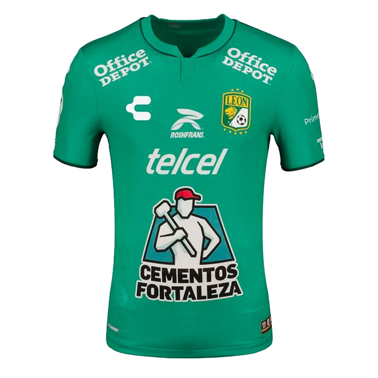 Charly Men's Leon 2023/24 Authentic Home Jersey Green/White