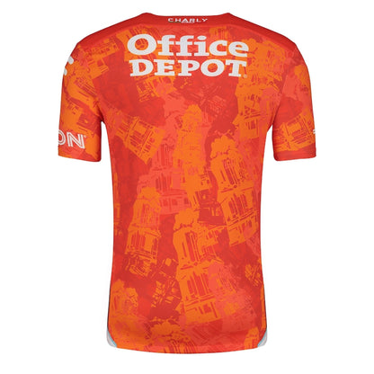 Charly Men's Pachuca 2024/25 Authentic Away Jersey Orange/White
