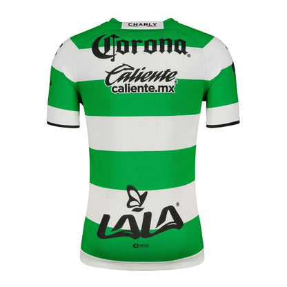Charly Men's Santos Laguna 2022/23 Authentic Home Jersey Green/White