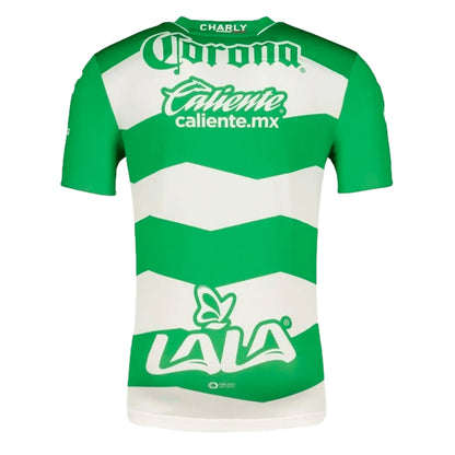 Charly Men's Santos Laguna 2023/24 Authentic Home Jersey Green/White