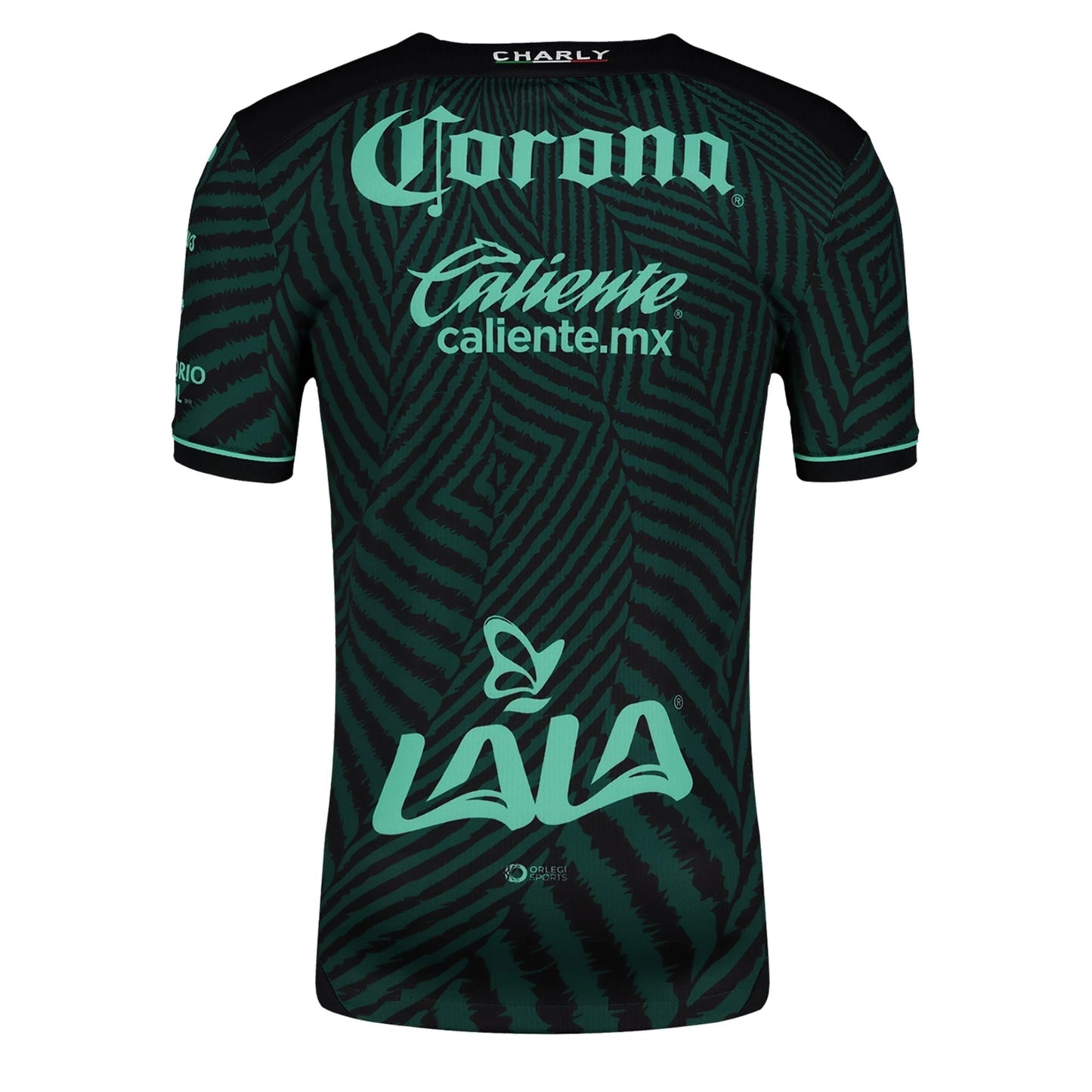 Charly Men's Santos Laguna 2024/25 Authentic Away Jersey Green/Black