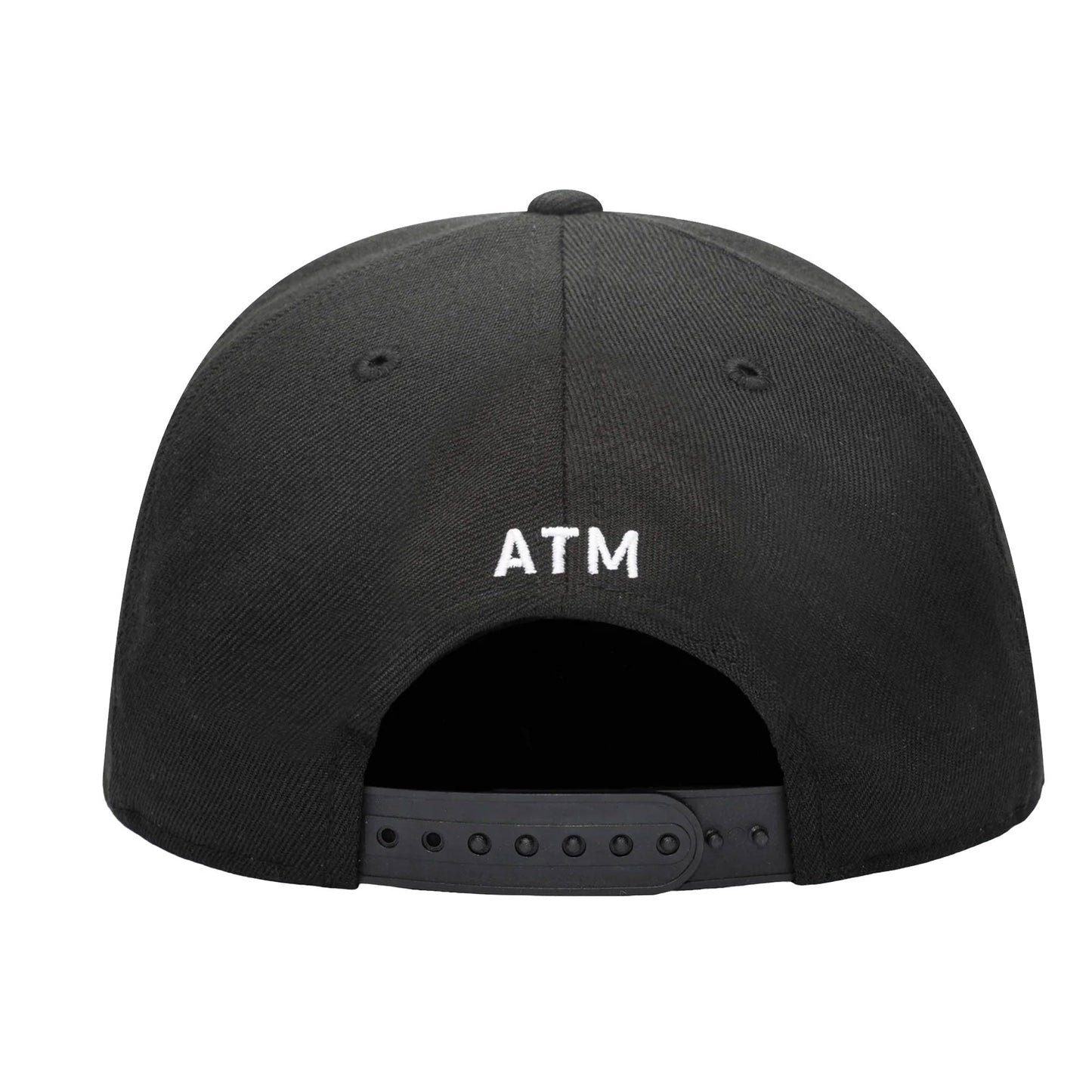 Fan Ink Atletico Madrid Snapback Hat Black/Silver