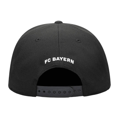 Fan Ink FC Bayern Munich Hit Snapback Hat Black/Silver
