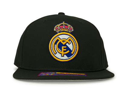 Fan Ink Real Madrid Snapback Hat Black/Gold