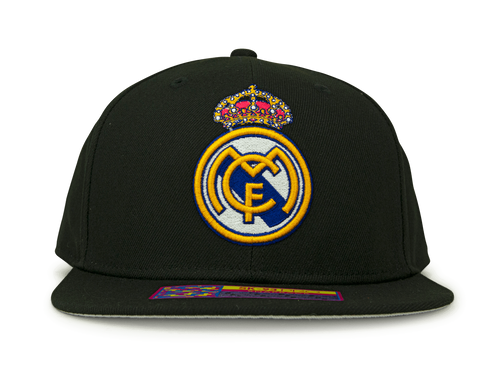 Fan Ink Real Madrid Snapback Hat Black/Gold