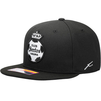 Fan Ink Santos Laguna Hit Snapback Hat Black/White