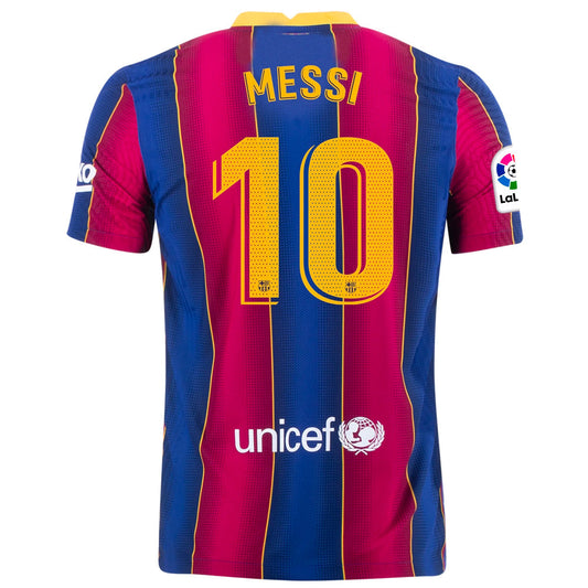 2020/21 FC Barcelona Home Adult Lionel Messi #10 Official Nameset