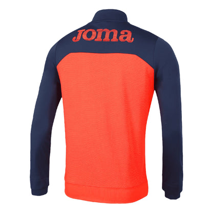 Joma Men's Cruz Azul 2021/22 1/4 Zip Sweatshirt Navy/Orange Red