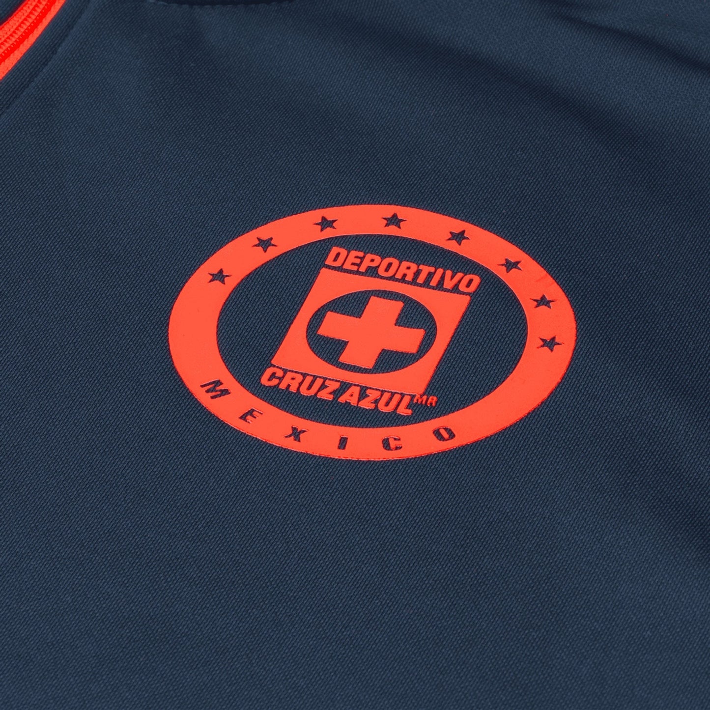Joma Men's Cruz Azul 2021/22 1/4 Zip Sweatshirt Navy/Orange Red