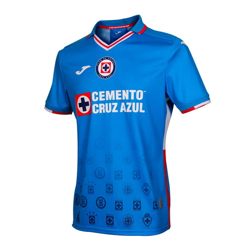 Joma Men's Cruz Azul 2022/23 Home Jersey Royal Blue/White