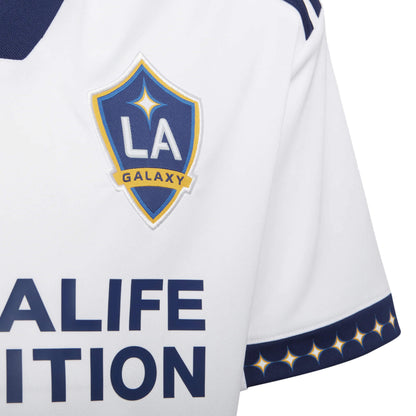 adidas Kids LA Galaxy 2022/23 Home Jersey White/Navy