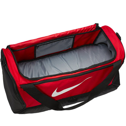 Nike Brasilia Medium Training Duffel Bag Red/White