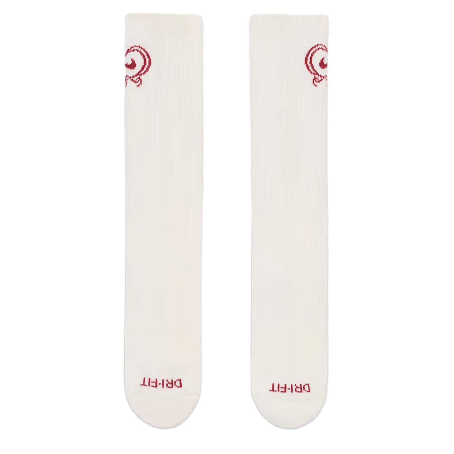Nike Everyday Cushioned Crew Socks (1 Pair) Sail/TeamCrimson