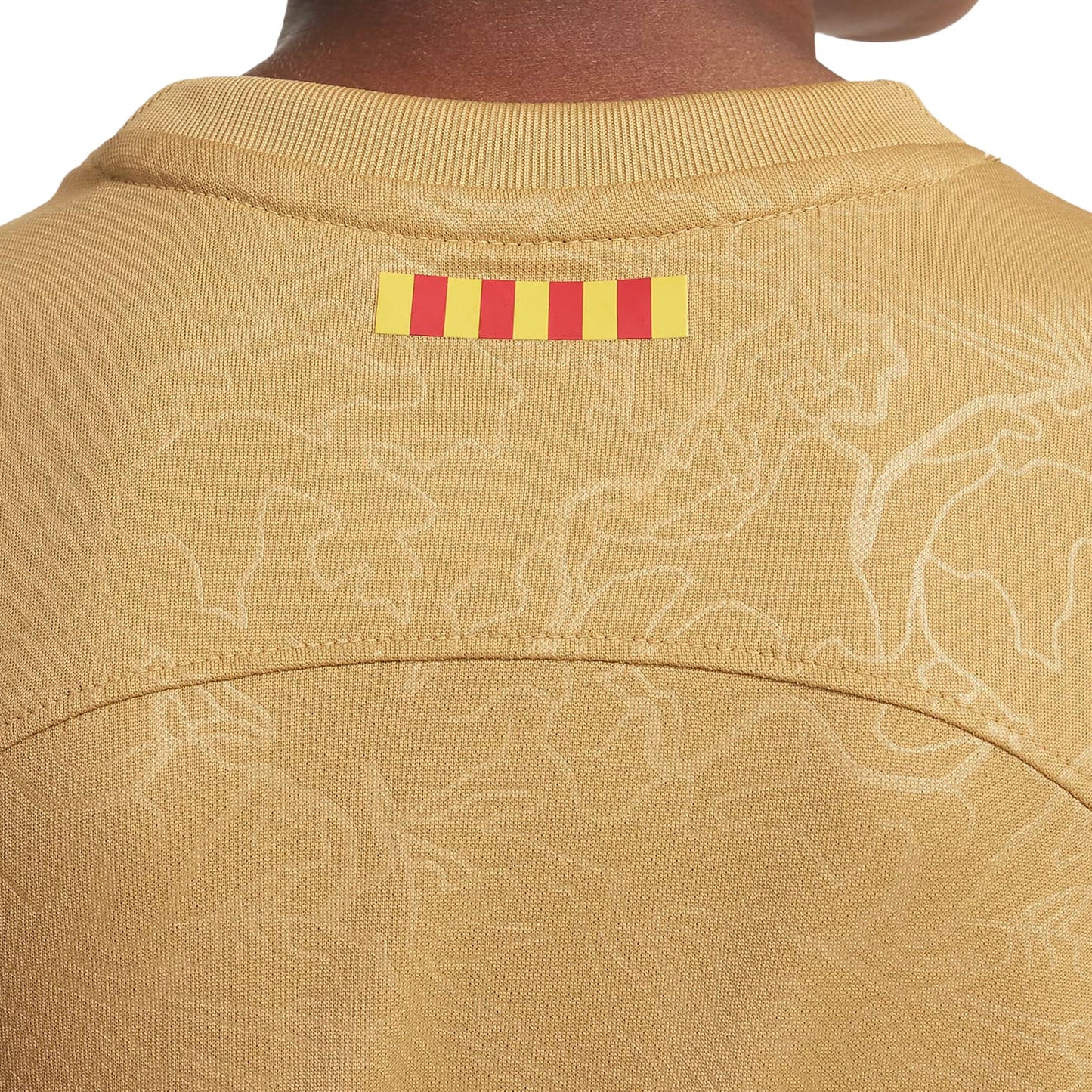 Nike Kids FC Barcelona 2022/23 Away Minikit Club Gold/Obsidian