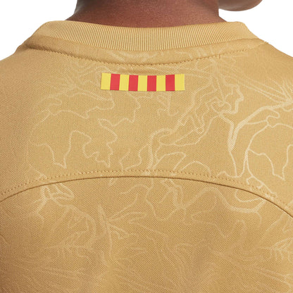 Nike Kids FC Barcelona 2022/23 Away Minikit Club Gold/Obsidian