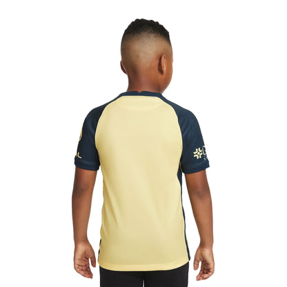 Nike Kids Club America 2021/22 Home Jersey Lemon Chiffon/Armory Navy