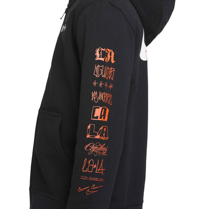 Nike Kids Club America 2021/22 Full Zip Hoodie Black/White