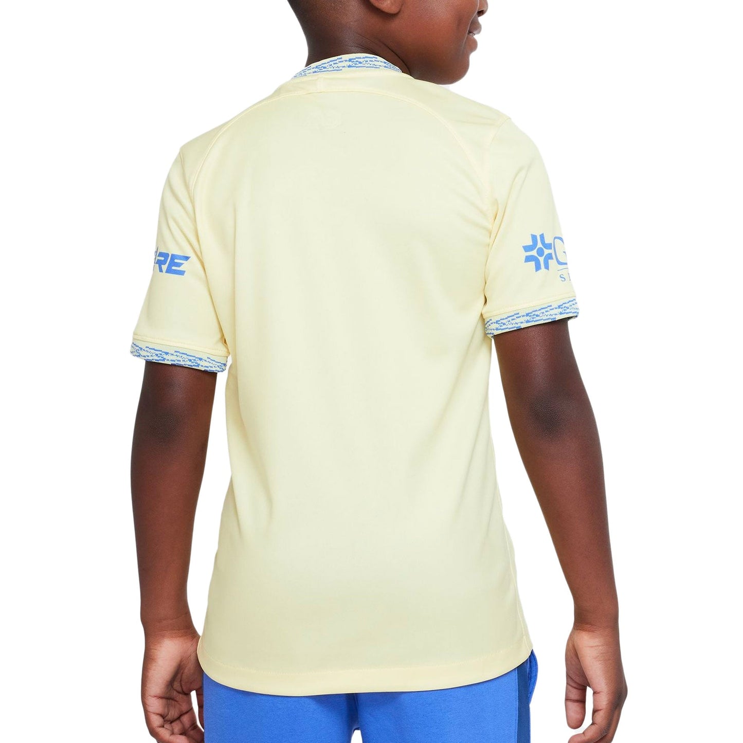 Nike Kids Club America 2022/23 Home Jersey Lemon Chiffon/Blue