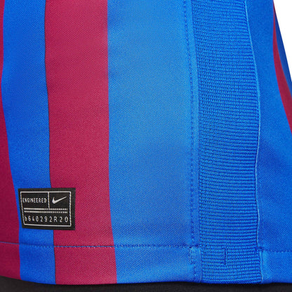 Nike Kids FC Barcelona 2021/22 Home Jersey Soar/Pale Ivory