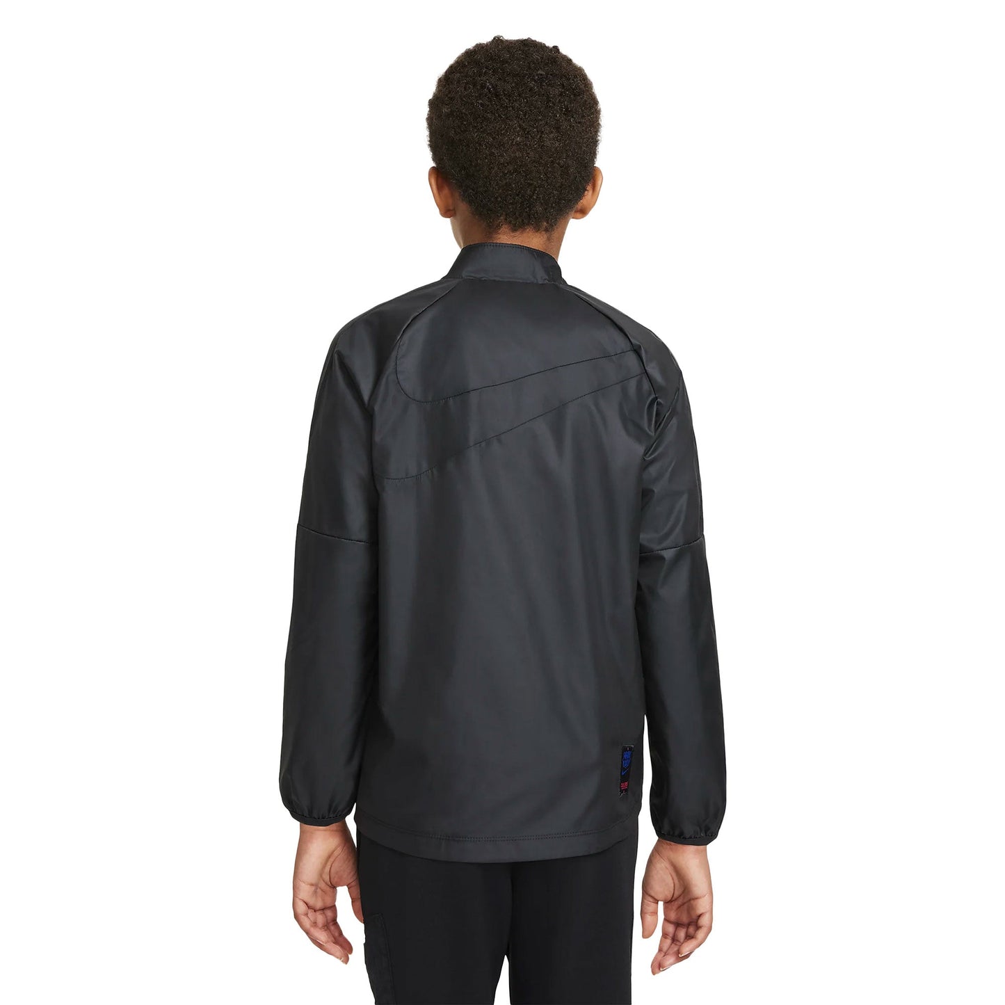 Nike Kids FC Barcelona 2021/22 Repel Academy AWF Jacket Black/Hyper Royal