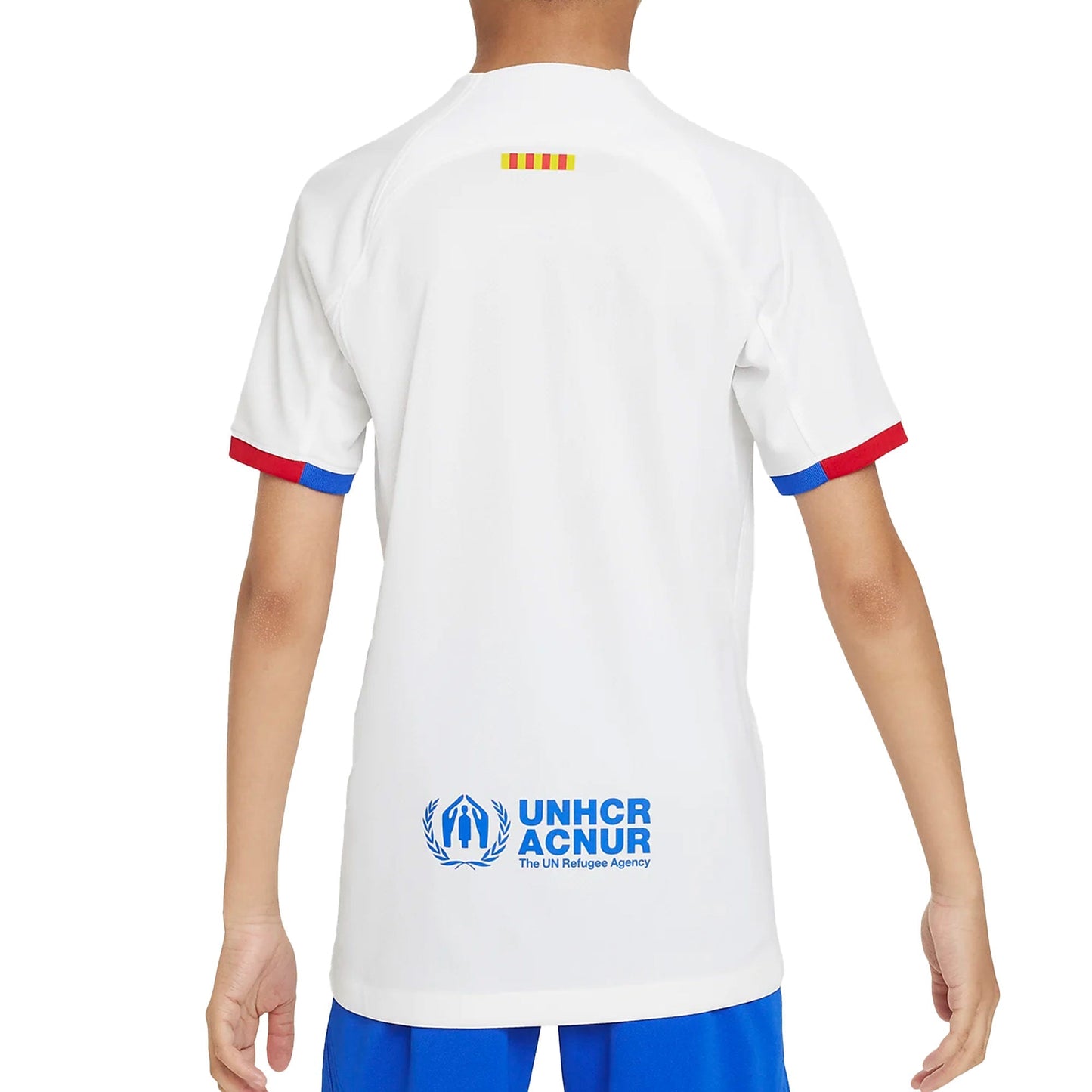 Nike Kids FC Barcelona 2023/24 Away Jersey White/Blue
